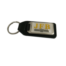Promotional Gifts Leather Metal Car Logo Keychain